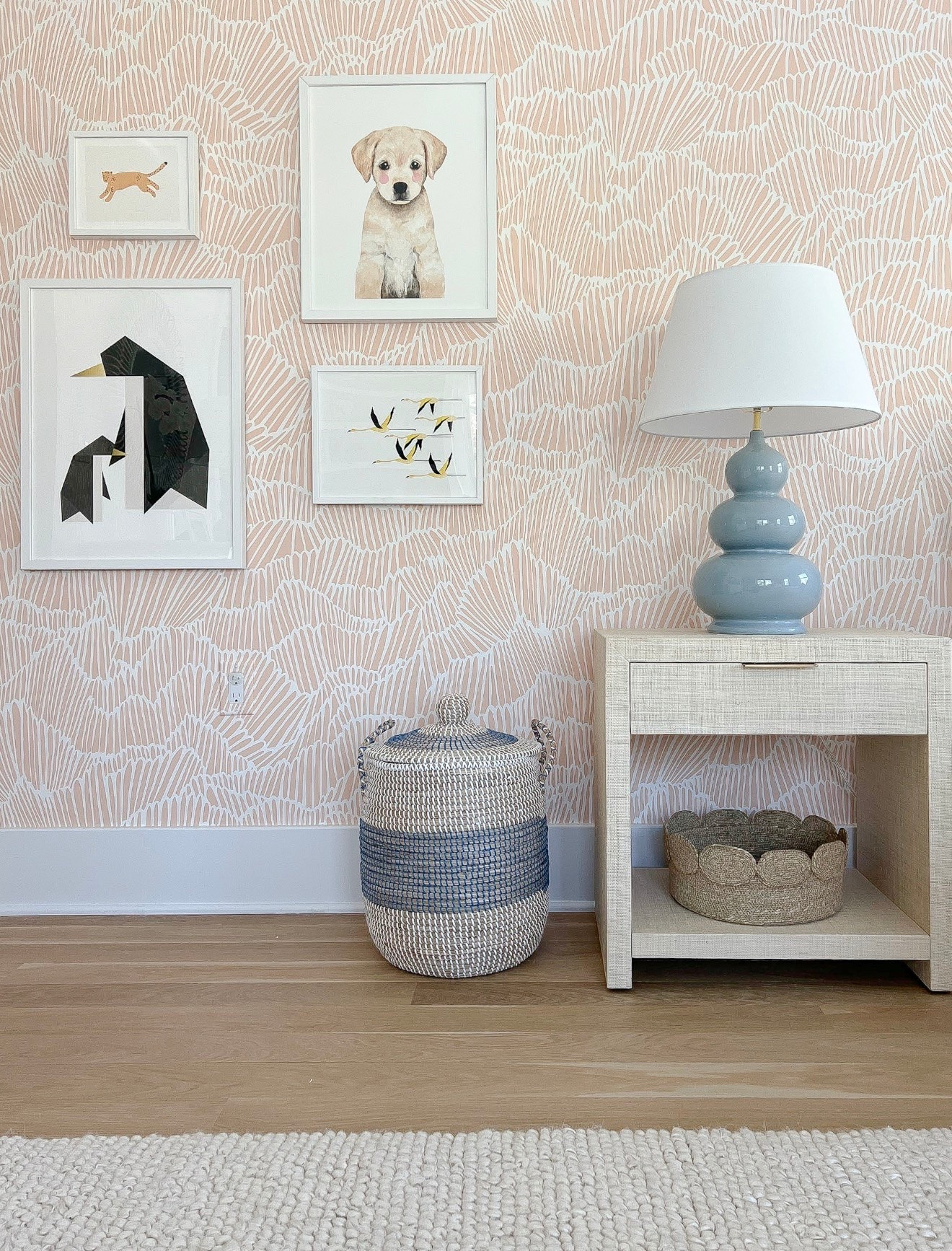 Little details in the sweetest girl’s room that I worked on 🩶 A gallery wall of animal art, colorful lighting, coastal-inspired accessories and furniture and the coolest wallpaper… 

Kid’s bedroom, bedroom inspo, GIRLONTHEHUDSON, modern coastal, gallery wall, Serena & Lily, Minted art, upholstered bed, blue and white bedroom, Kids bedroom, gallery wall, reading book, wallpaper design

#LTKKids #LTKHome #LTKmomlife