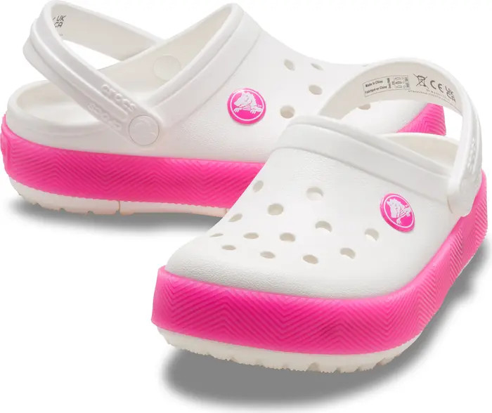 CROCS Kids' Crocband Chevron Light-Up Clog | Nordstrom | Nordstrom