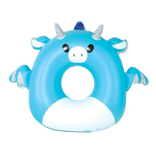 BigMouth x Squishmallows Original Large Inflatable Pool Float, Swimming Tube for Adults and Kids, Pool Party Supplies & Water Toys - Tatiana The Dragon Squishmallow | Amazon (US)