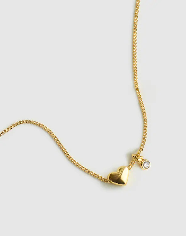 Heart Curb Chain Necklace | Madewell