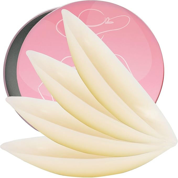 Large Nipple Covers for Women 2 Pairs - Reusable Nipple Pasties Silicone Size A-DD Sticky Adhesiv... | Amazon (US)