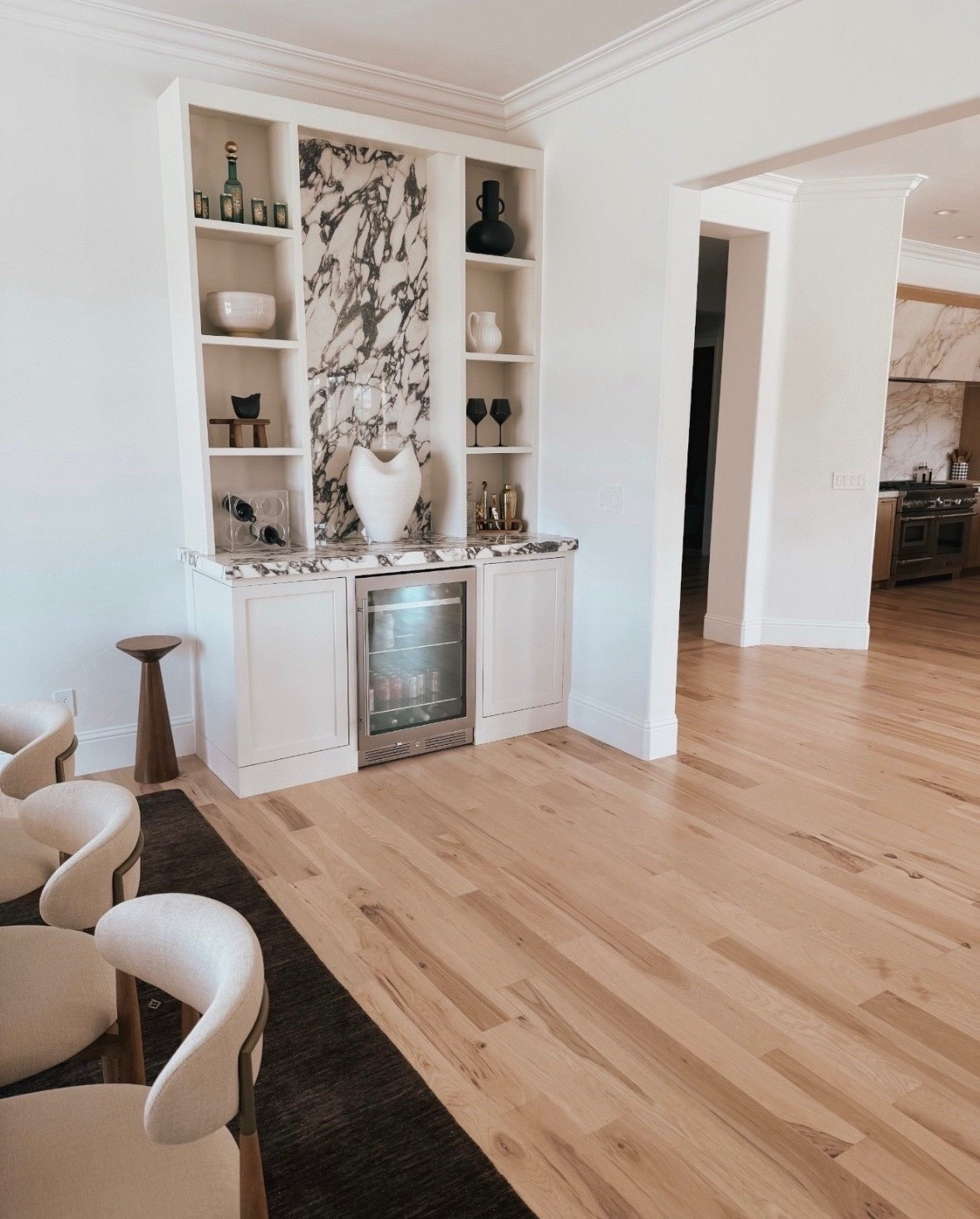 Home mini bar with viola stone and built in drink fridge 



#LTKdayinmylife #LTKHome #LTKU