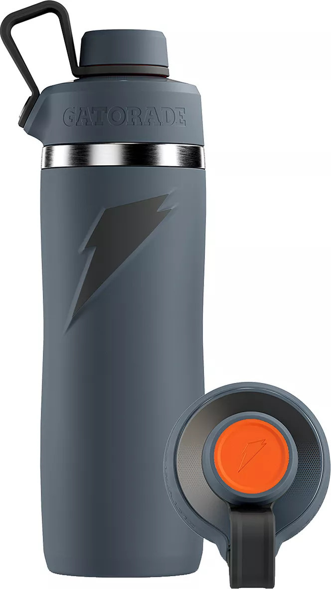 Gatorade Overtime 32 oz. Stainless Steel Bottle with Screw Cap, Black | DICK'S Sporting Goods