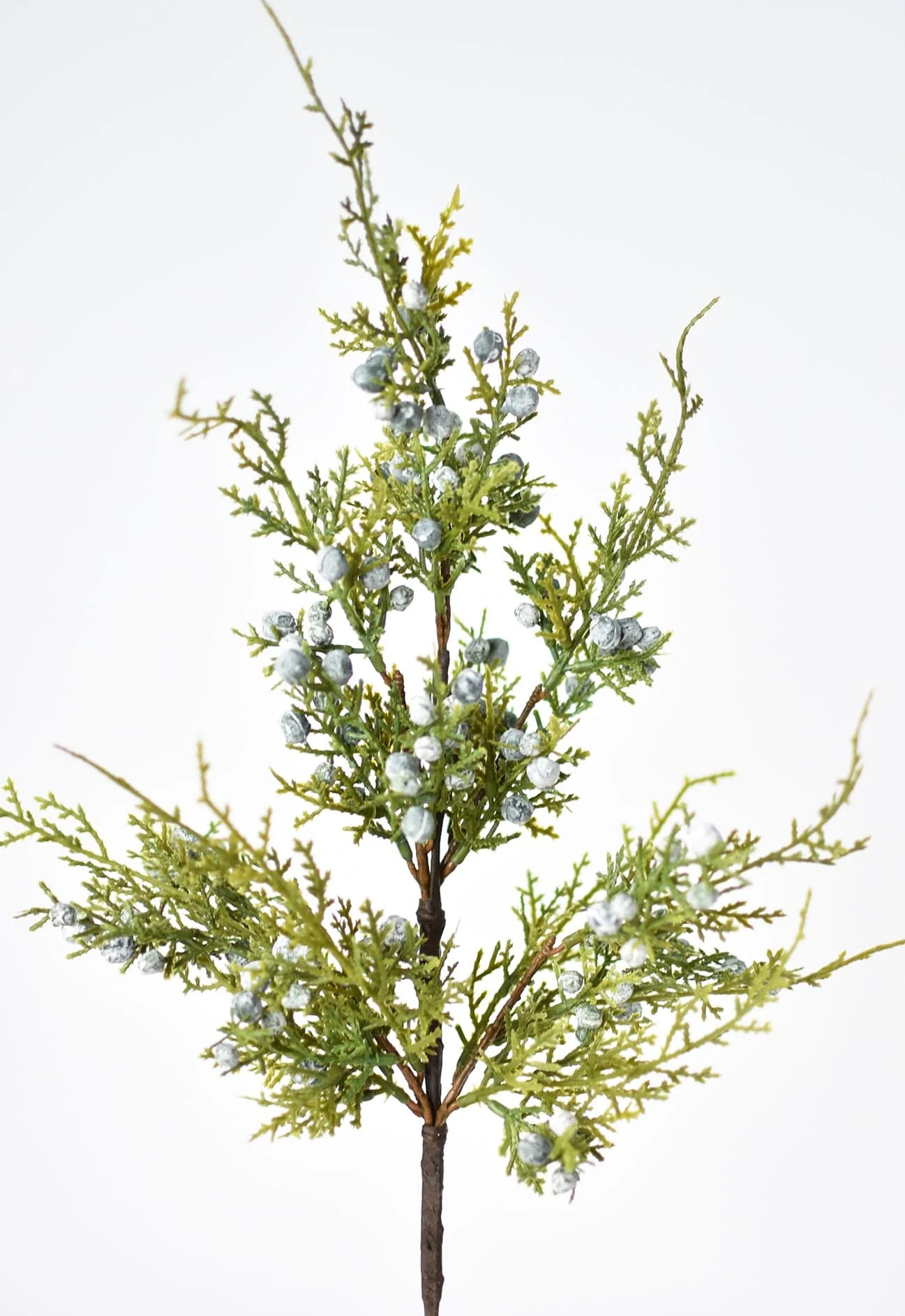 18" Faux Juniper Berry Greenery Stem | HouseFloral
