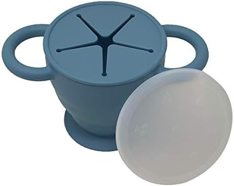 BraveJusticeKidsCo | Snack Attack II Snack Cup | Collapsible Silicone Snack Container | Toddler a... | Amazon (US)