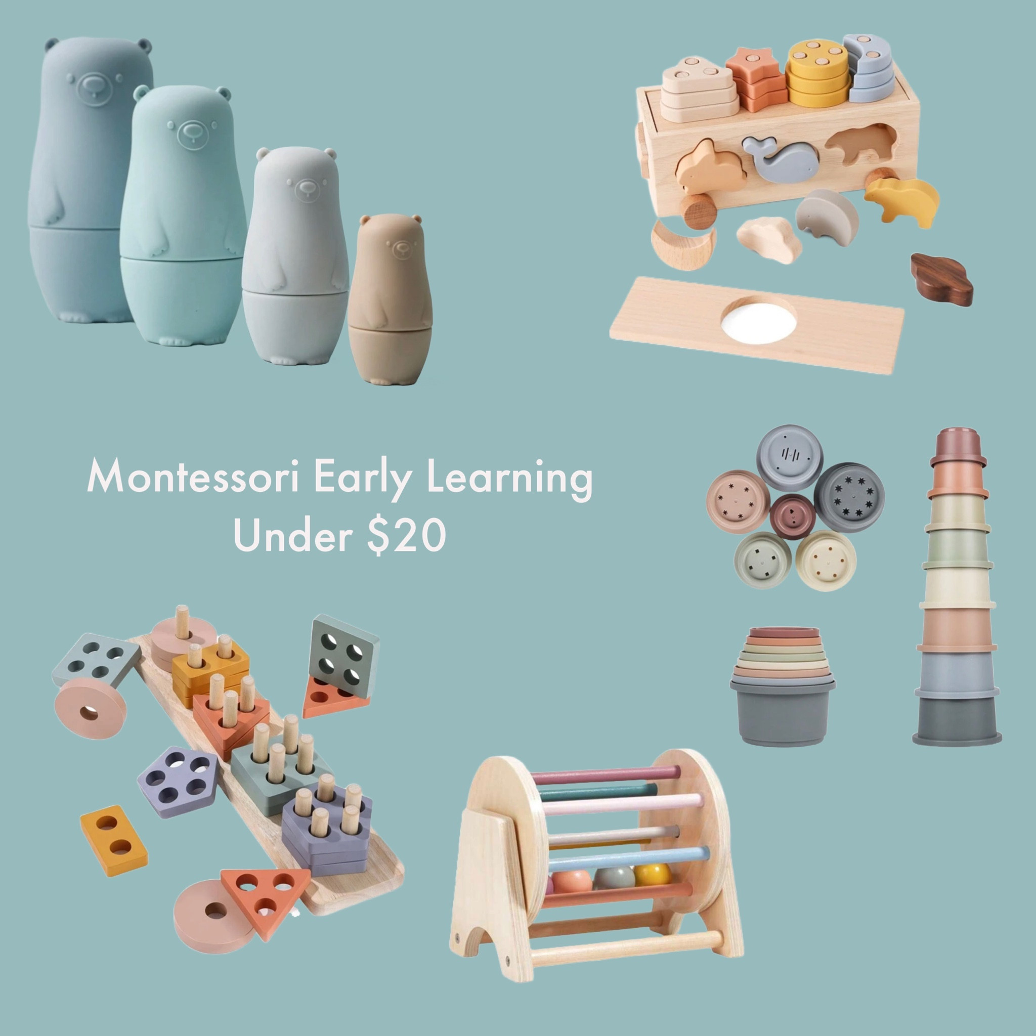 Shop these montessori early learning toys 