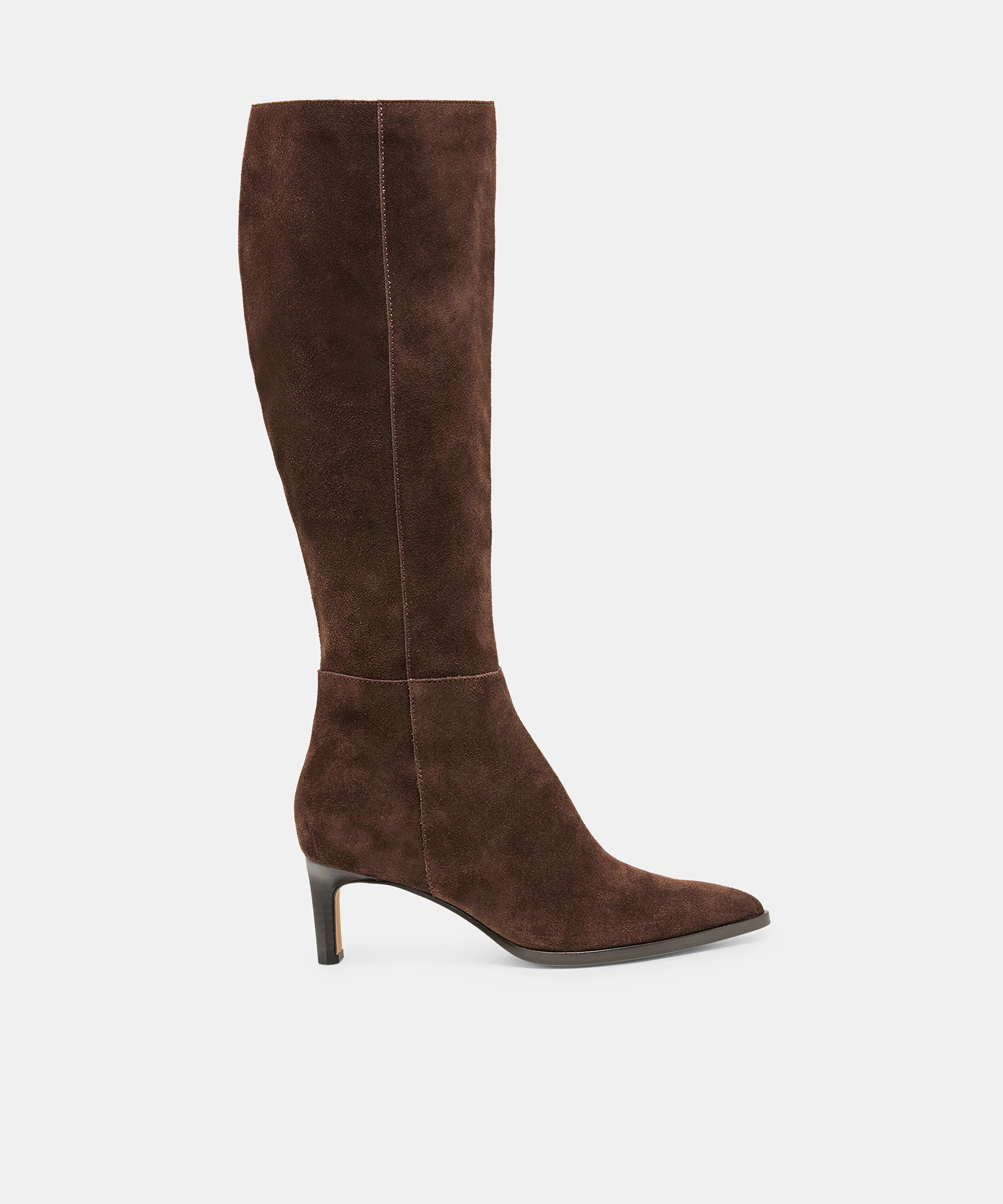 Alima Boots in Dark Brown Suede Size 10 By Dolce Vita | DolceVita.com