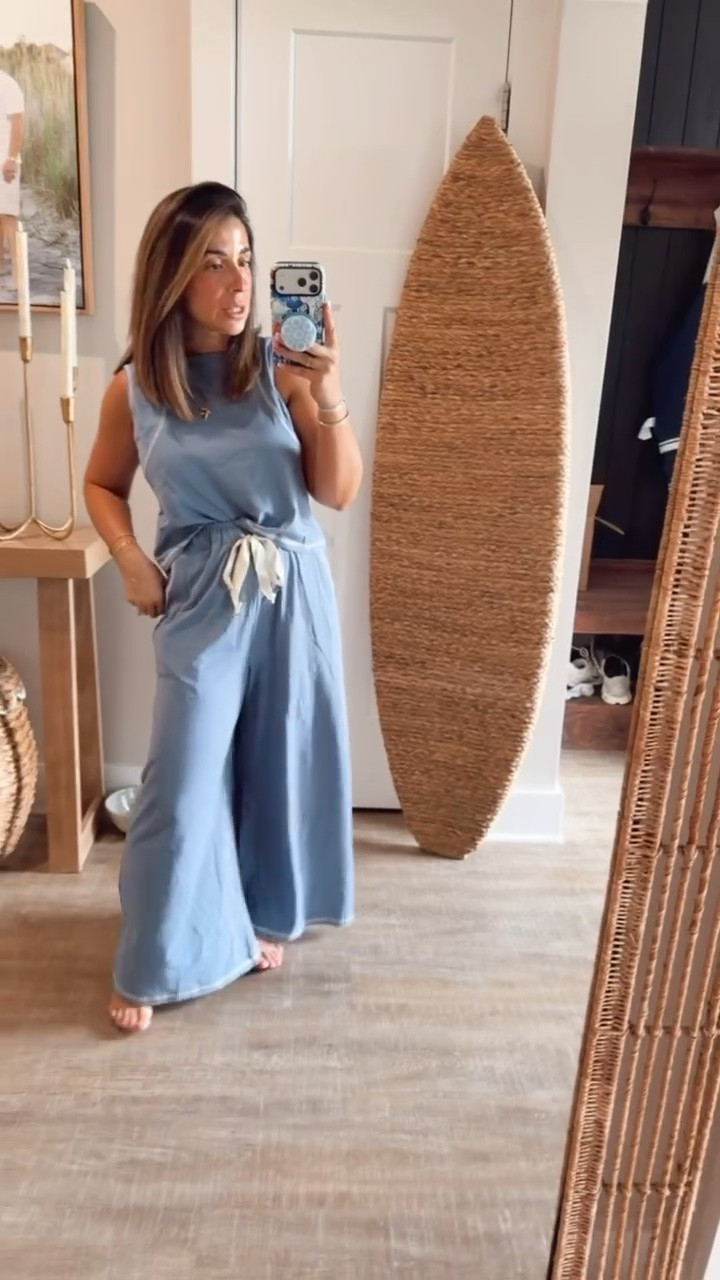 This blue color absolutely changed my entire mood today! This set is already so good, it’s my first time trying this brand on Amazon, and I’m obsessed. The length, the fabric, the color and the exposed stitching are all so cute. I love that it has functioning drawstrings and pockets. It’s a definite 10/10! 
Summer lounge outfit, 2-piece outfit

#LTKPetite #LTKMidsize #LTKSeasonal