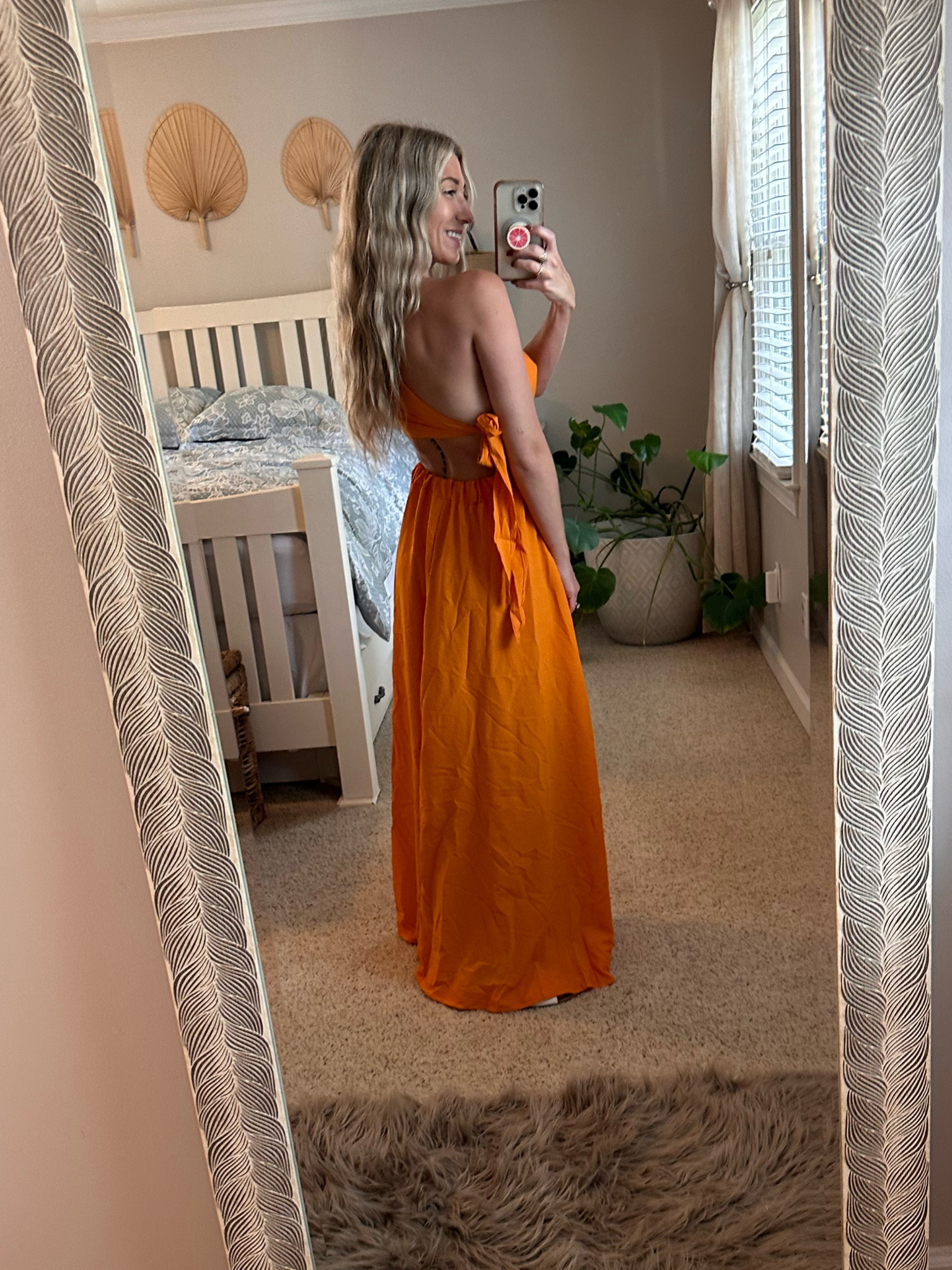 One Shoulder Sleeveless Cut Out Tie Back A Line Split Long Maxi Dress

#LTKunder50 #LTKtravel #LTKwedding