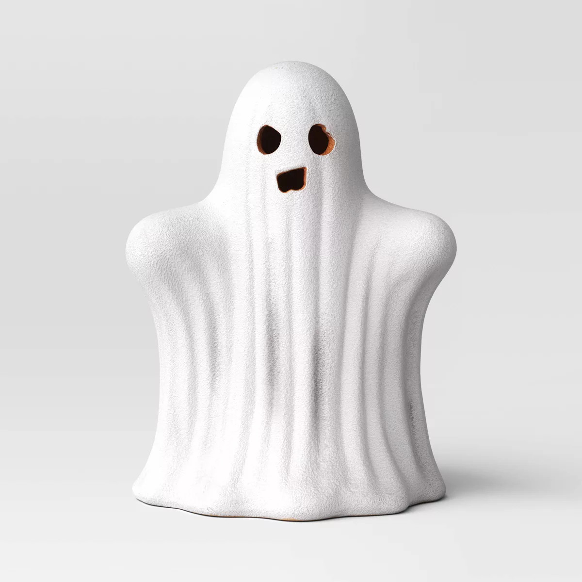 Large Textured Terracotta Ghost Decorative Sculpture - Hyde and EEK! Boutique™ Matte White | Target