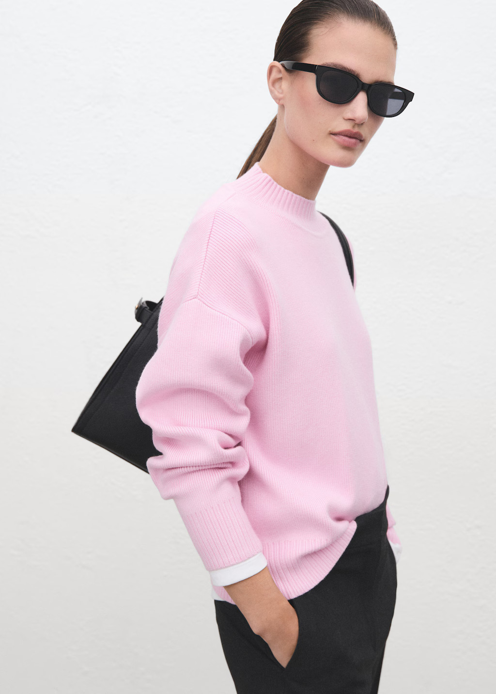 High collar sweater - Women | MANGO USA | Mango (US/MX/AU)