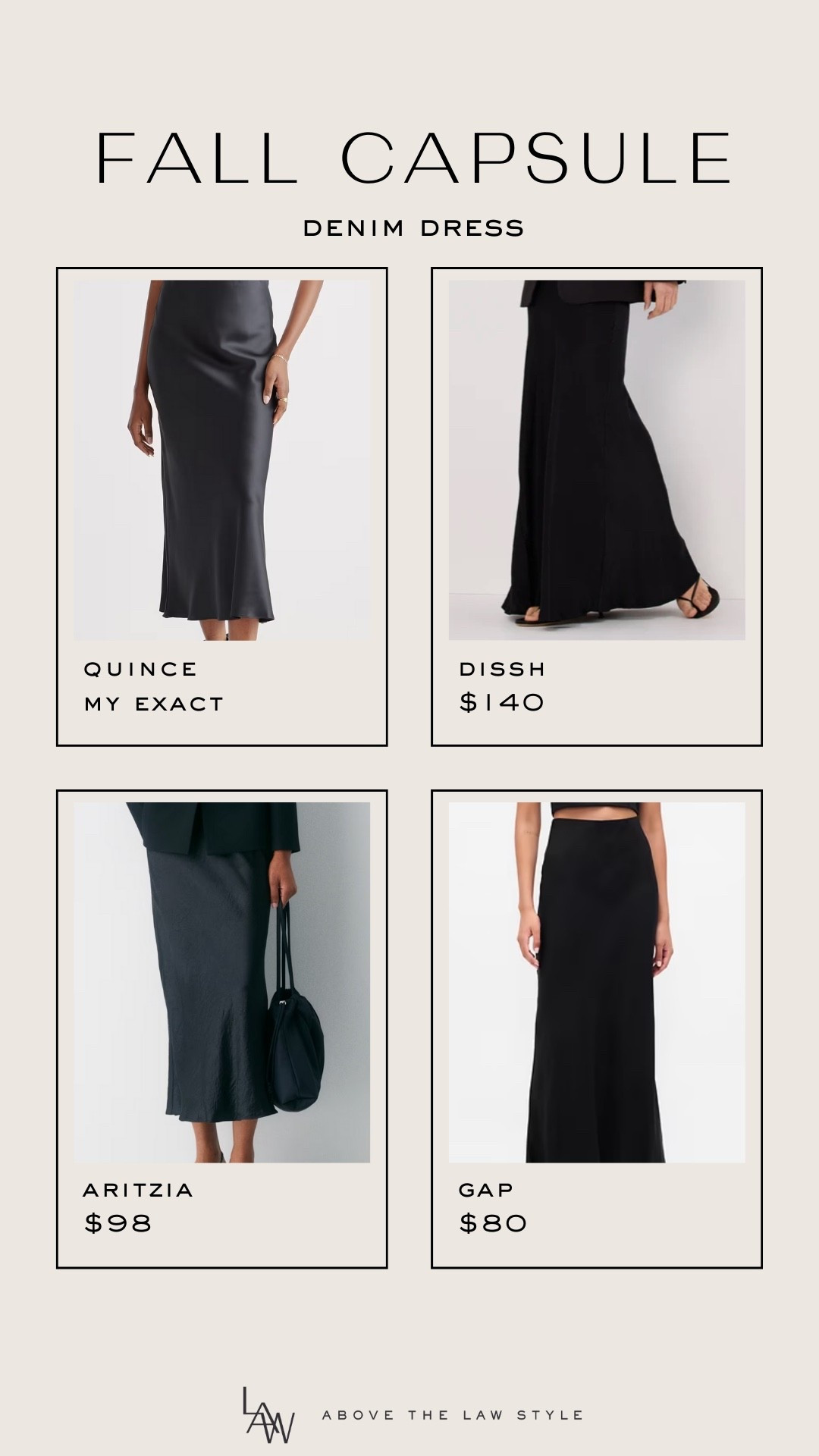 Fall Capsule: Silk Skirt

#LTKFindsUnder50 #LTKFindsUnder100 #LTKStyleTip