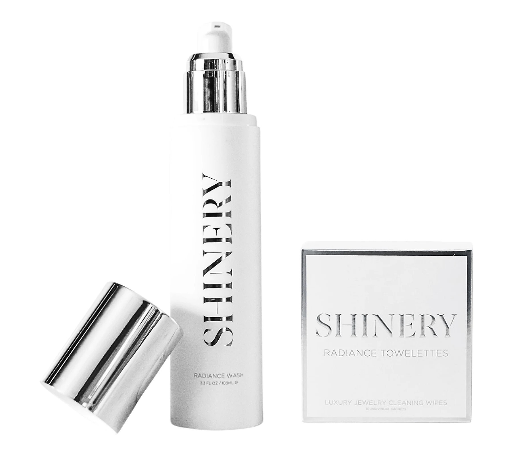 Shinery 3.30oz. Jewelry Wash w/ 10 Towelettes | QVC