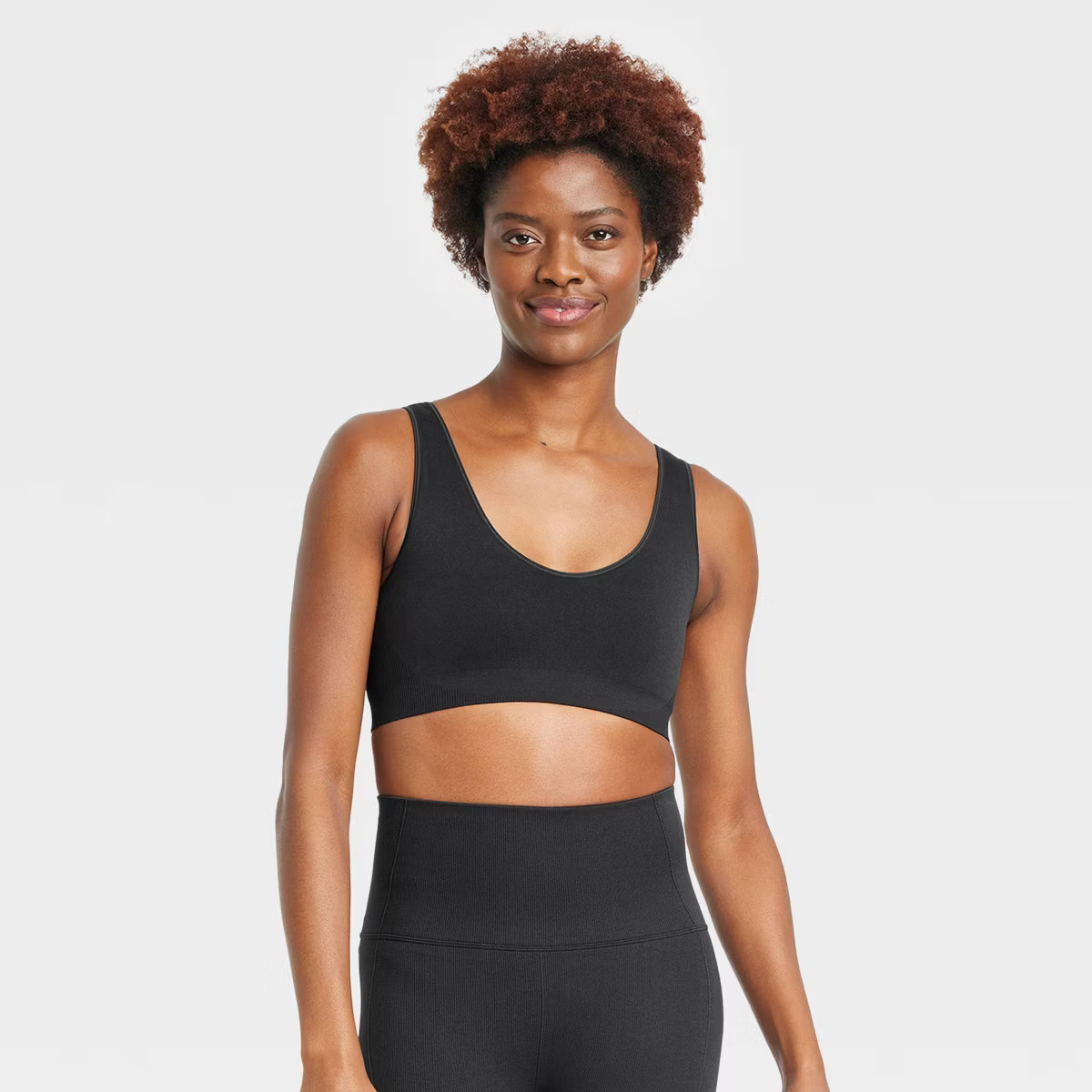Women's Light Support Reversible Seamless Sports Bra - All in Motion™ | Target