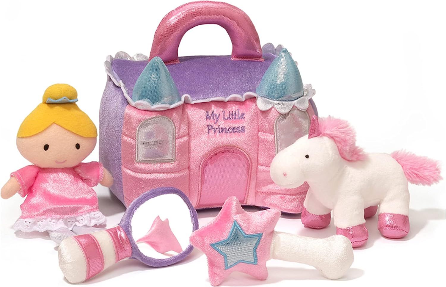 Baby GUND My First Princess Castle Playset Baby Toy, 8", 5 Pieces | Amazon (US)
