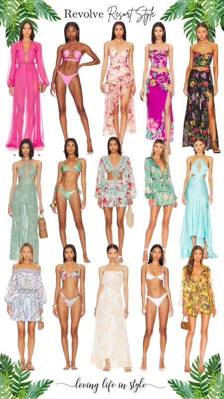 These are the exact items from Revolve that I will be wearing on my Caribbean resort vacation! 

Swimwear, swimsuits, bikinis, coverups, beachwear, beach outfit, swim outfit, resortwear, resort look, vacation look, vacation outfit, vacation style, dresses, feminine style 

#LTKover40 #LTKstyletip #LTKtravel