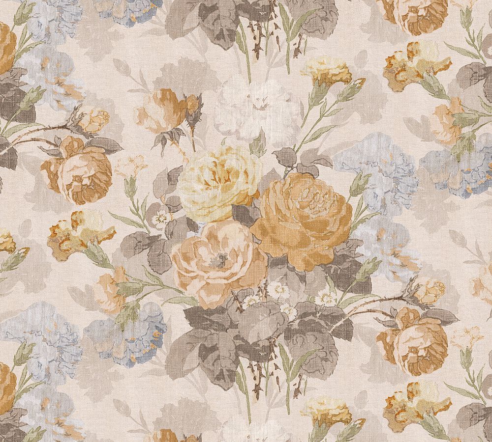 Vivienne Floral Print Wallpaper | Pottery Barn (US)