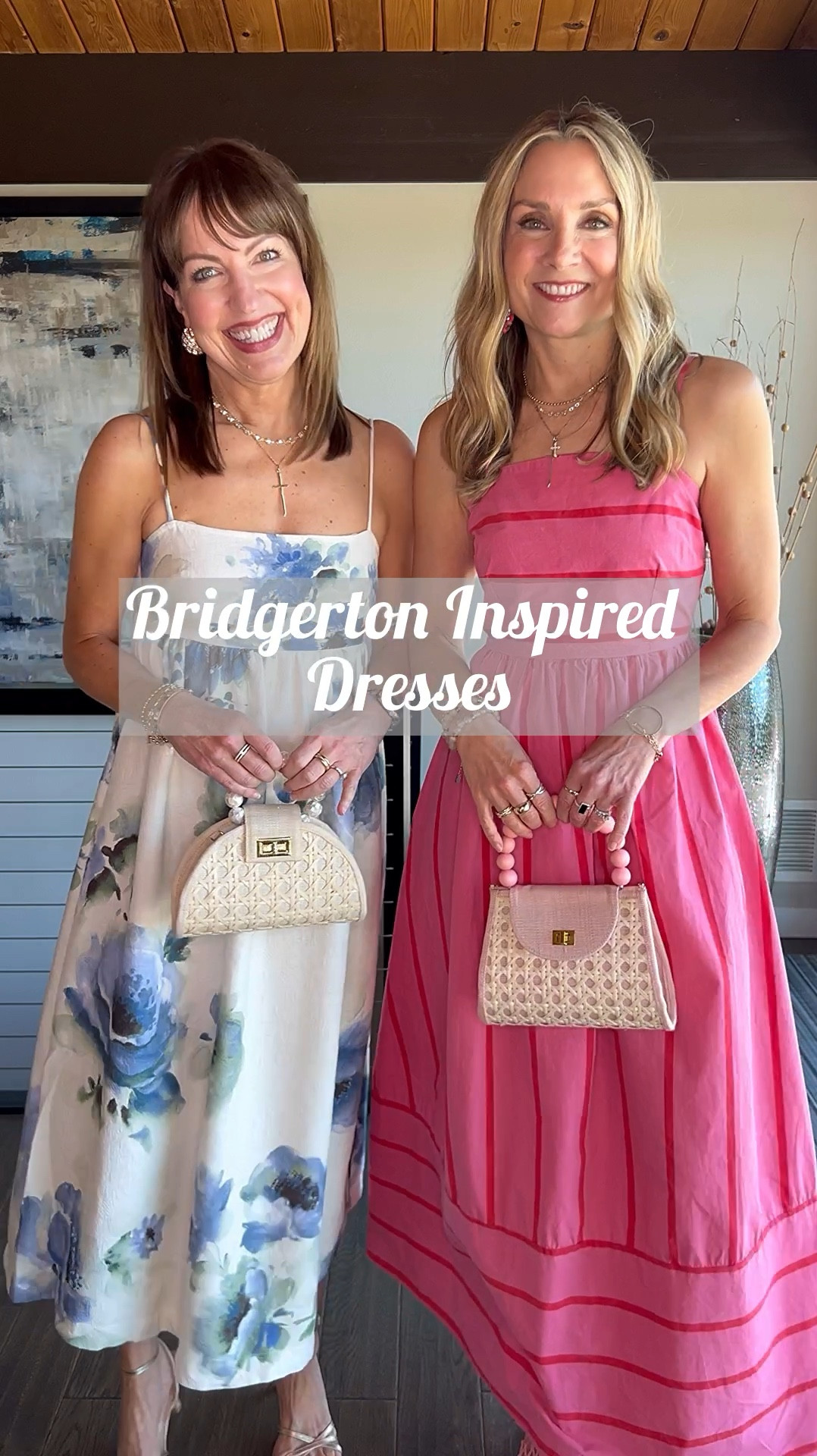 Comment LINKS to shop!🛍️ Going to a ball? Neither are we, but it sure is fun to dress like we are! Florals, bold colors & empire waists are trending—Krista’s dress hits the trifecta and my dress has such a fun full skirt and is only $18!!

We’ve linked several more styles we love on our @shop.ltk shop!
HOW TO SHOP:
1️⃣Comment LINKS & we’ll send outfit links to your DM
2️⃣Click link in bio to shop on the @shop.ltk app OR on our Lastseenwearing.com website 
3️⃣Watch our stories for links
4️⃣Links saved in June Highlights 

Bridgerton dress, Midi dress, wedding guest dress, summer dress, pink dress, party dress, summer outfit, regency era dress 

#LTKWedding #LTKFindsUnder50 #LTKStyleTip