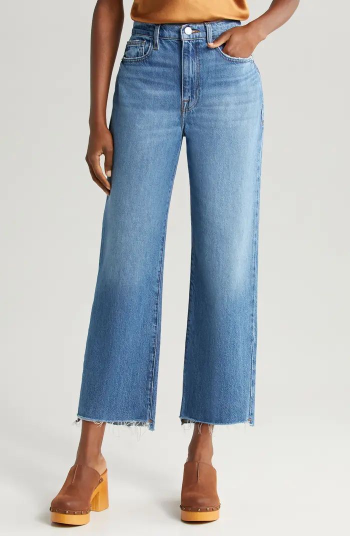 Le Jane High Waist Crop Straight Leg Jeans | Nordstrom