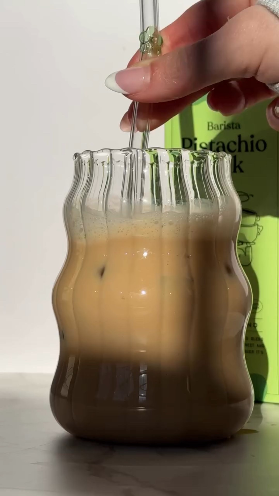 
Lately my lattes have been extra creamy thanks to pistachio milk 🤌🏼🌿
@tachepistachiomilk is a nutrient-dense, oil-free dairy alternative made with healthy fats, protein, and added fiber — and the flavor is so smooth it levels up any coffee at home.

If you’ve been wanting to try pistachio milk, you can sip & save 💚
Use my code TACHEIRIS15 for a discount — Amazon purchases only.

#LTKdayinmylife #LTKmorningroutine #LTKfoodie