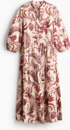 H&M Tiered Midi Dress | Nordstrom | Nordstrom