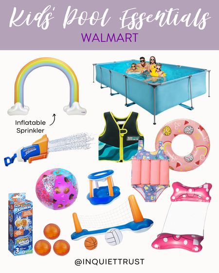 Get these summer must-haves including life vests, inflatable pool toys, and more for your kiddos!

#walmartfinds #vacationessentials #kidstoys #poolmusthaves

#LTKFind #LTKkids #LTKswim