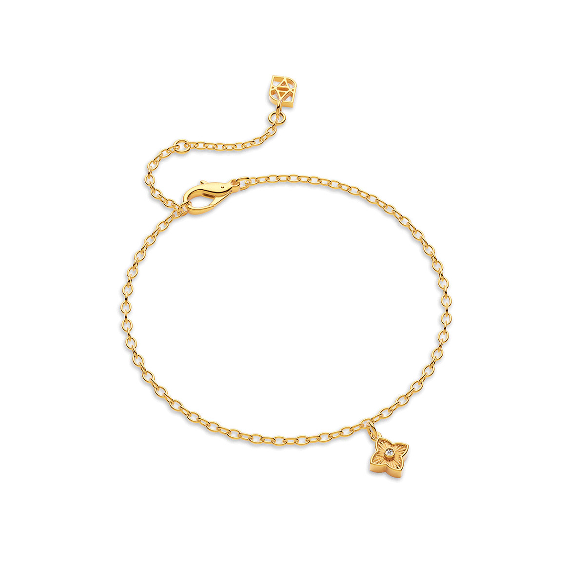 Fine Single Charm Bracelet (Gold) | Abbott Lyon