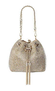 olga berg Miranda Top Handle Bag in Champagne from Revolve.com | Revolve Clothing (Global)