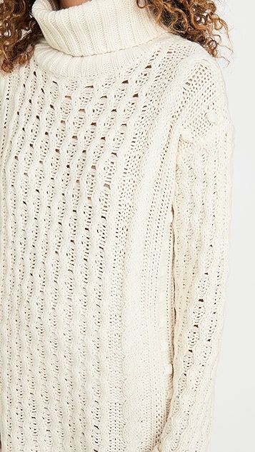 Soft Acrylic Cable Turtle Neck Dress | Shopbop