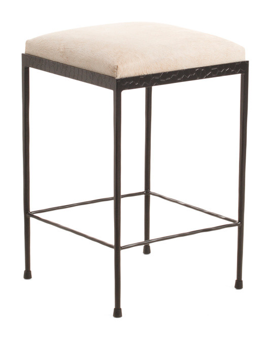 16x16x26 Leather Bose Counter Stool | Chairs & Seating | Marshalls | Marshalls