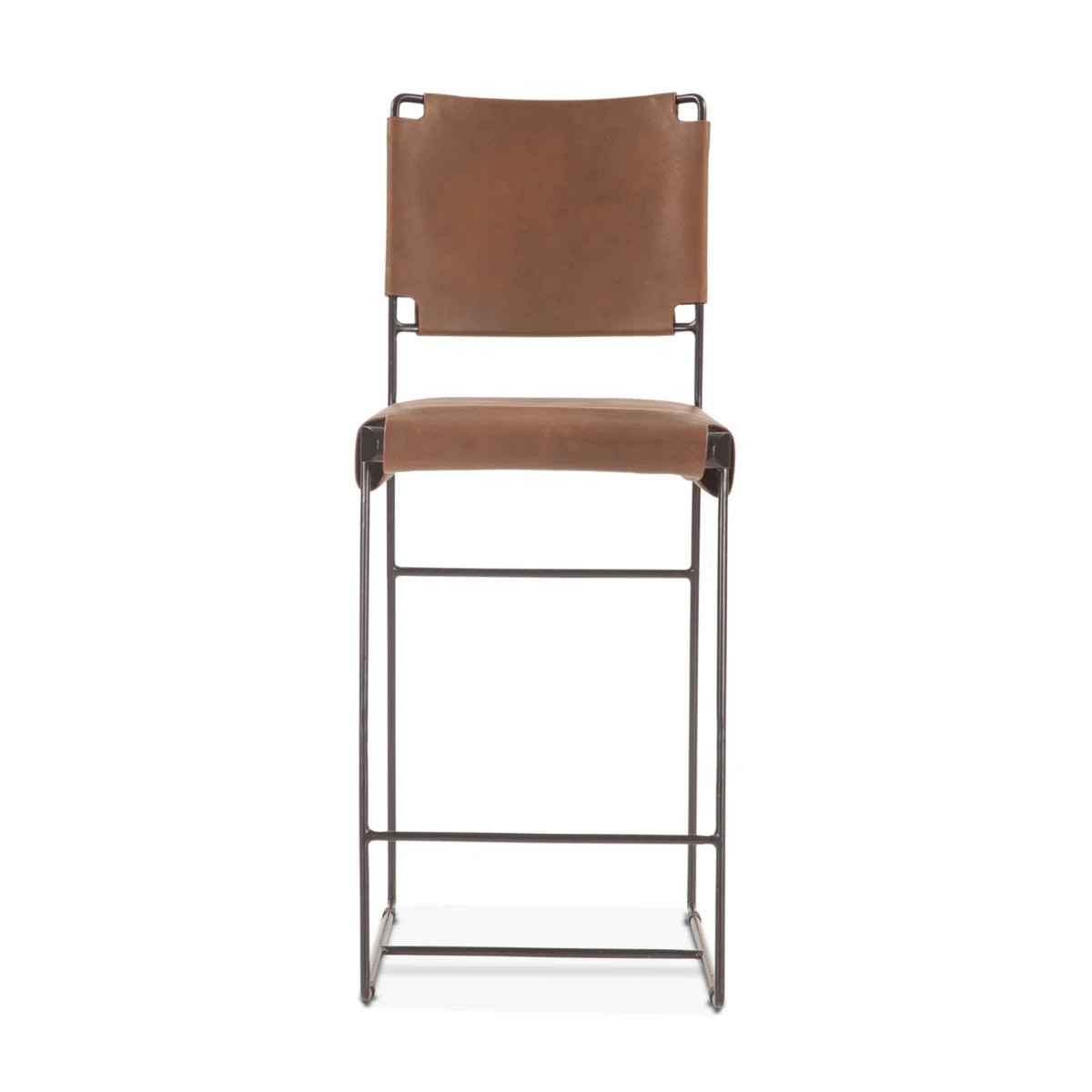 Cepriot 28.5'' H Genuine Leather Upholstered Side Chair | Wayfair North America