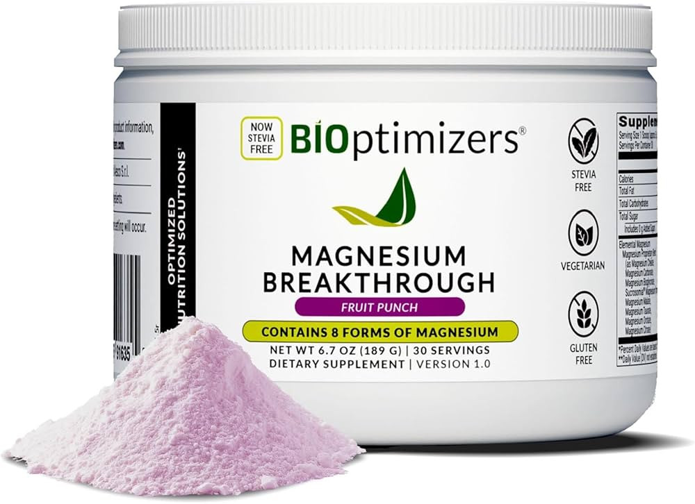 BIOptimizers Magnesium Breakthrough Drink - 8 Forms of Magnesium, Electrolytes, Sleep Health, Str... | Amazon (US)