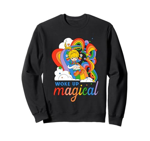 Rainbow Brite Woke Up Magical Vintage Rainbow Slide Sweatshirt | Amazon (US)