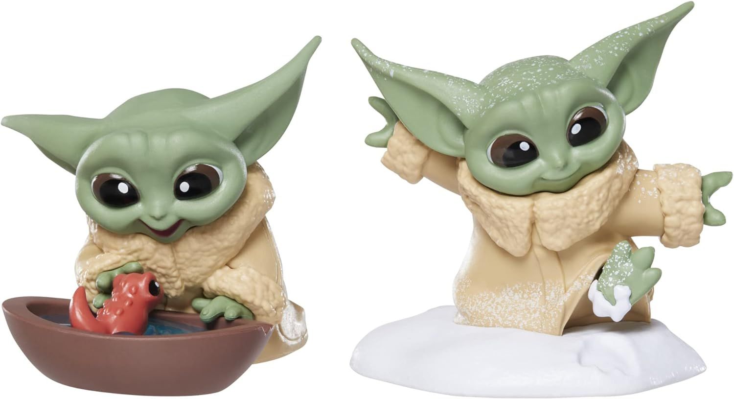 STAR WARS The Bounty Collection Series 4 Grogu Collectible Figures 2.25-Inch-Scale Tadpole Friend... | Amazon (US)