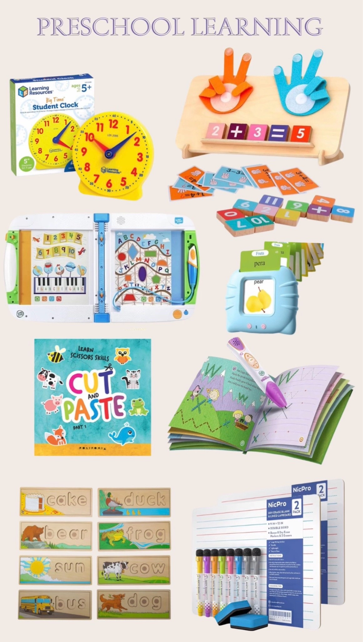 Preschool activities 
Preschool learning 
Homeschooling 
Amazon finds

#LTKKids #LTKmorningroutine