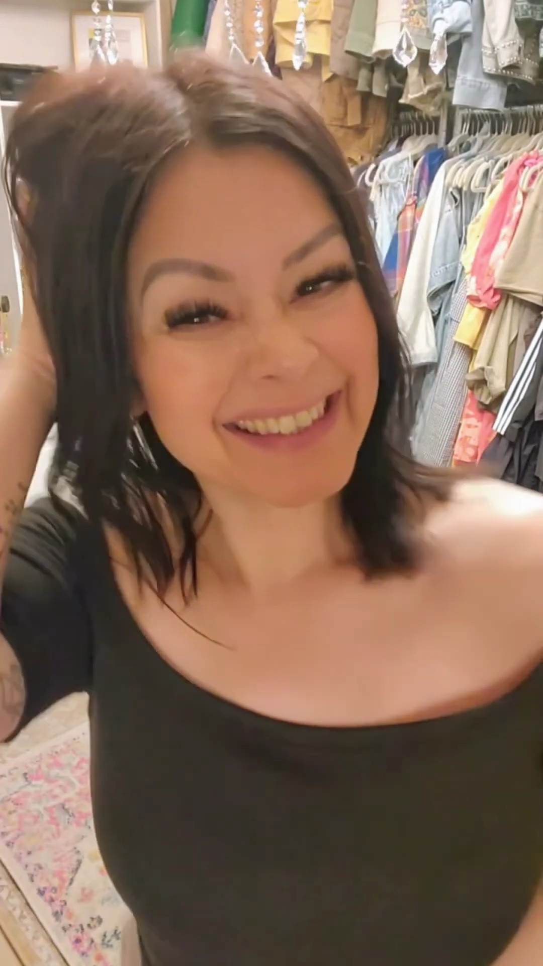 Wearing a small in the dress. Top a large runs small but a large fits perfectly.



#LTKStyleTip #LTKWorkwear #LTKSummerEdit