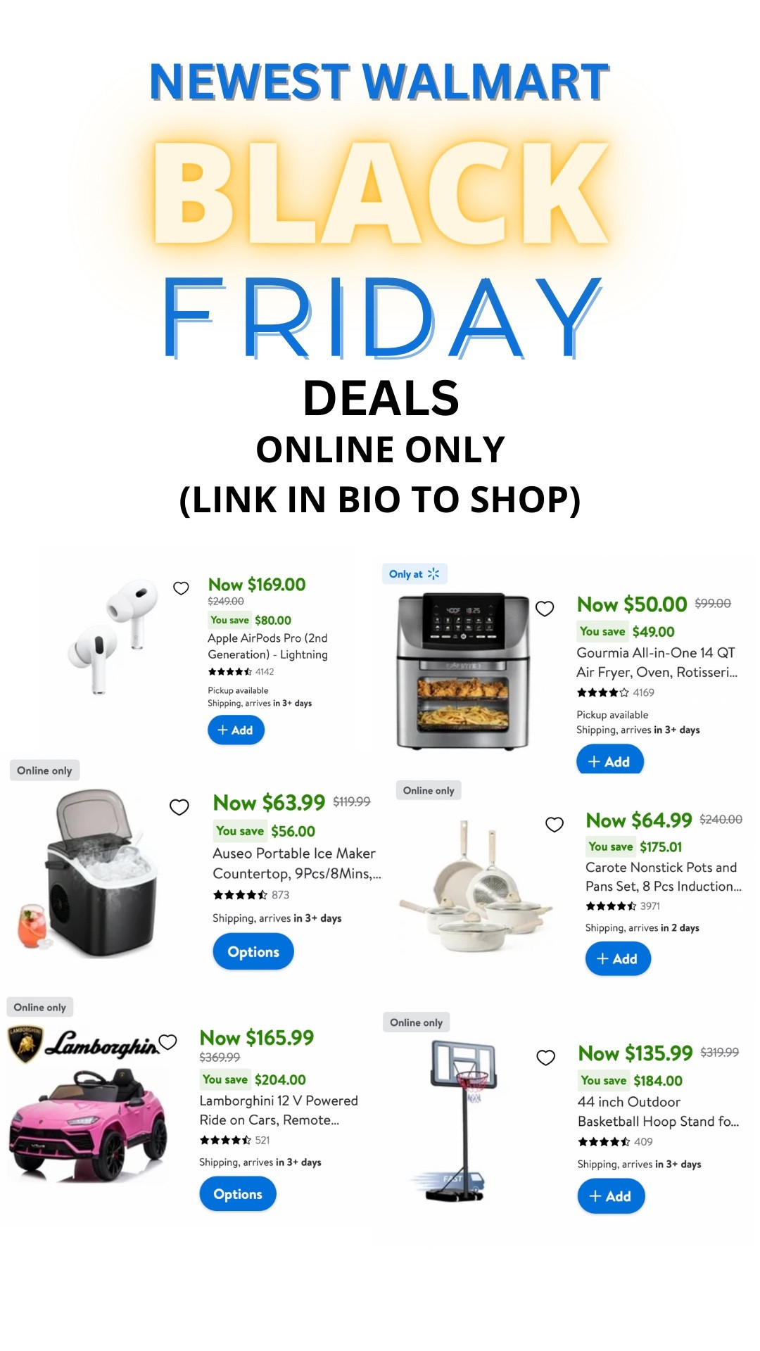 WALMART BLACK FRIDAY DEALS🤩🔥

#LTKCyberWeek #LTKGiftGuide #LTKCyberSaleES