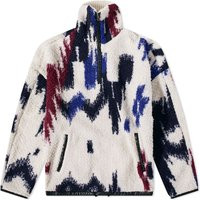 Isabel Marant Men's Marlon Ikat Fleece Jacket in Ecru, Size Small | END. Clothing | End Clothing (US & RoW)