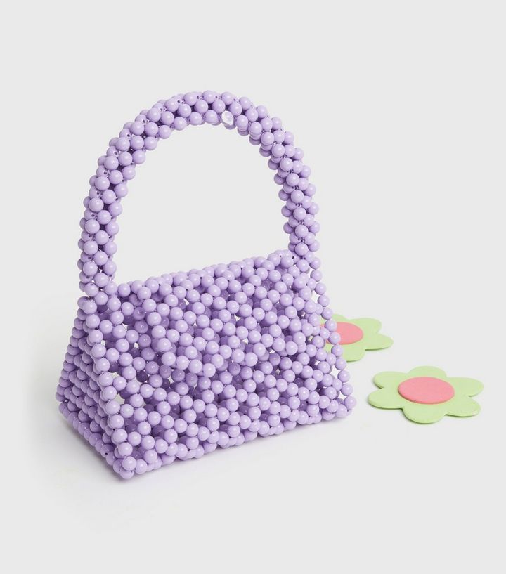 Sweet as Candy Lilac Beaded Mini Tote Bag
						
						Add to Saved Items
						Remove from Saved... | New Look (UK)