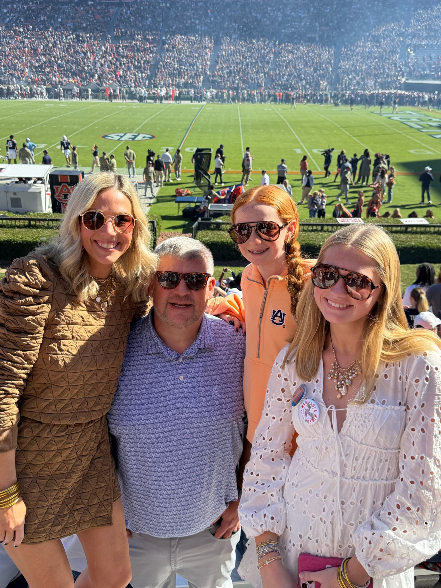 Auburn outfits 
My set: Amazon, size small
Doug: Rhoback polo TTS
Cammie: Jersey linked
Caroline: linking similar dress 

#LTKStyleTip #LTKParties #LTKFindsUnder100