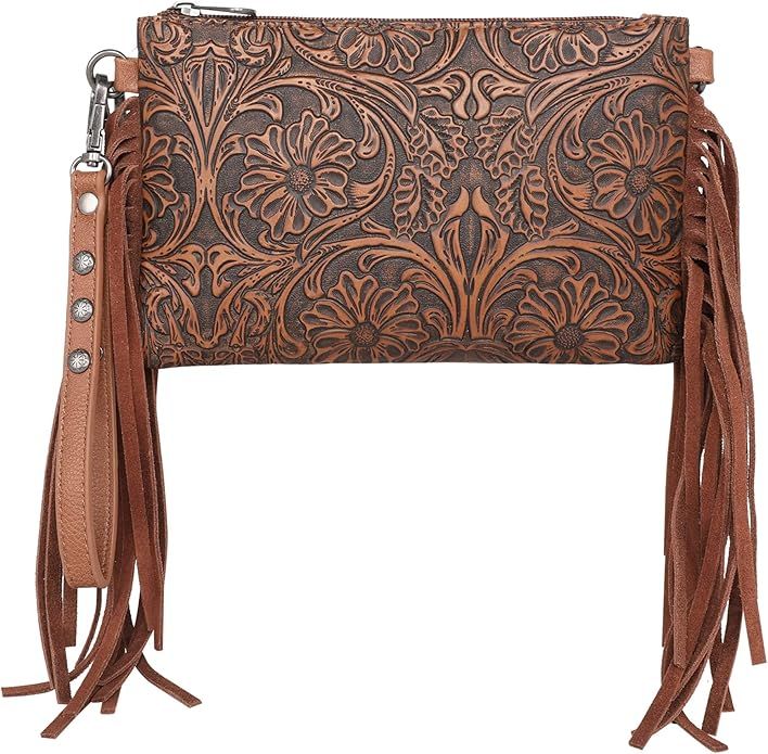 Montana West Western Purse for Women Crossbody Bag Wristlet Clutch Purse | Amazon (US)