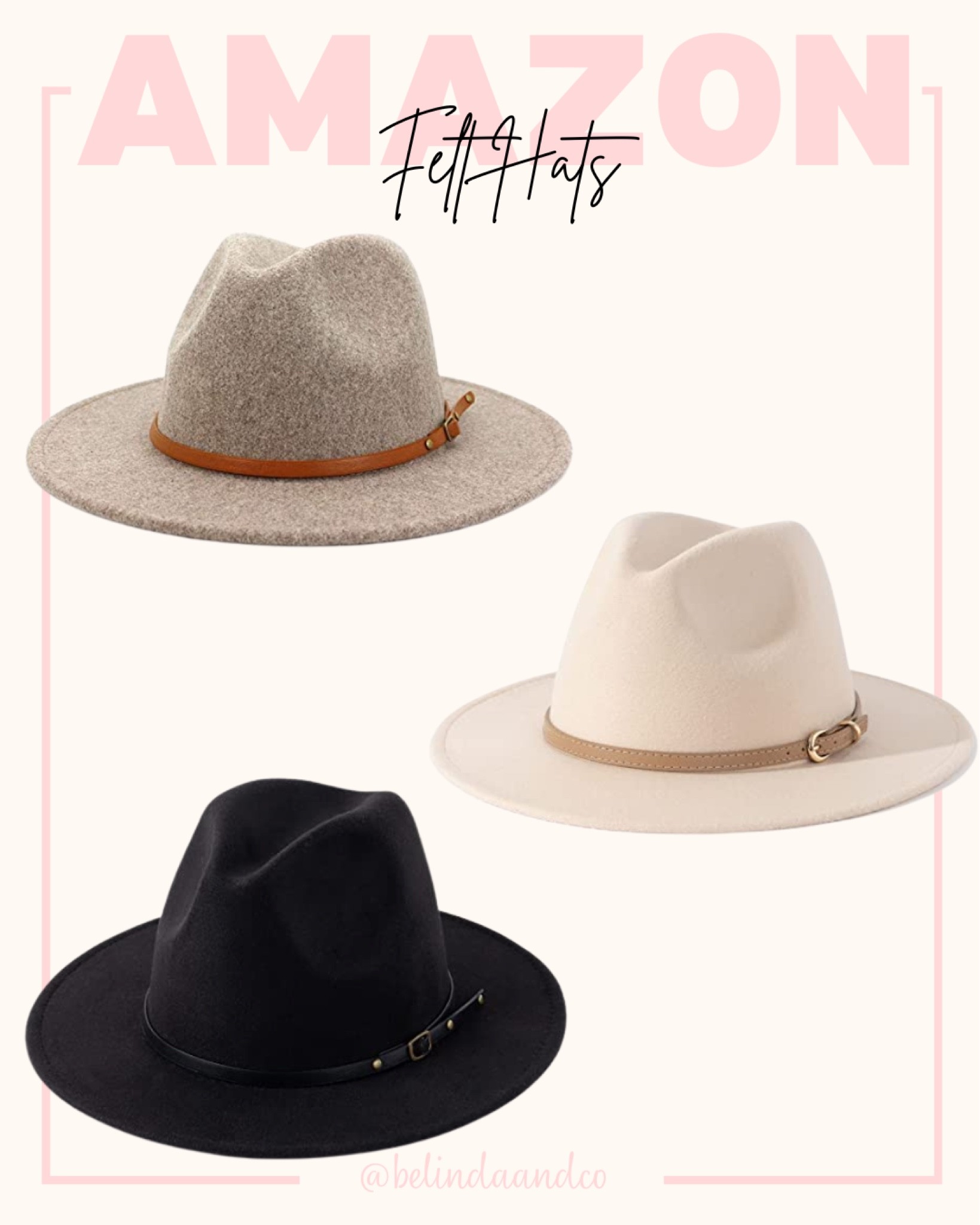 Felt Hats from Amazon 

#LTKtravel #LTKSeasonal #LTKunder50