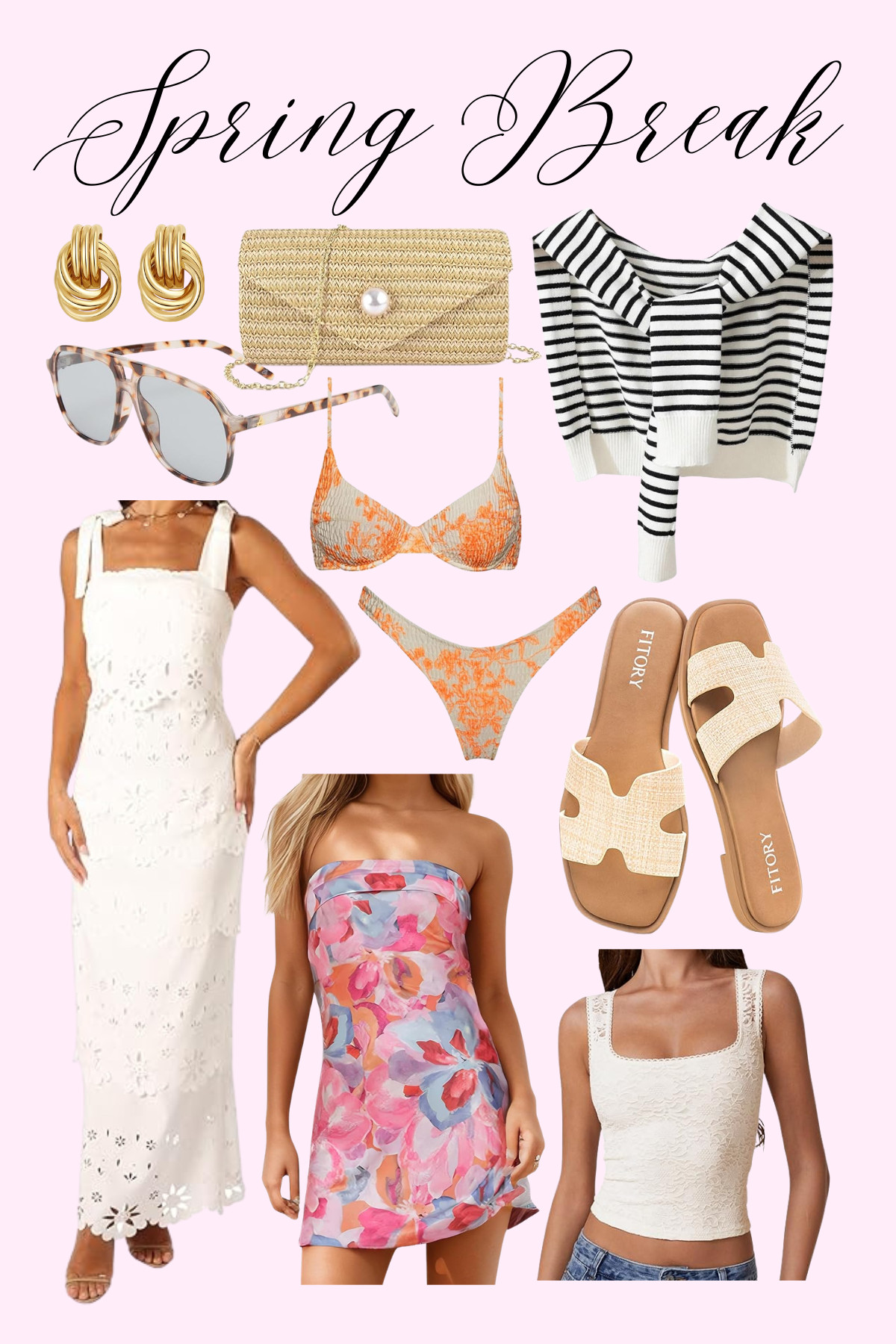 Spring Break outfit inspo!! I found the cutest, most elevated vacation pieces on Amazon that look super luxe (but are totally affordable). From breezy maxi dresses to must-have accessories and sunset dinner looks, I’ve rounded up my 2026 favorites for your packing list! Don't miss these cute picks that would great on anyone!!

#LTKSpringBreak #SpringBreakOutfits #ResortWear #BeachStyle #LTKunder100 #VacationLooks #2026Fashion #PackingList #SpringFashion #LTKResort #Outfits 

 #LTKootd #LTKTravel

#LTKSeasonal