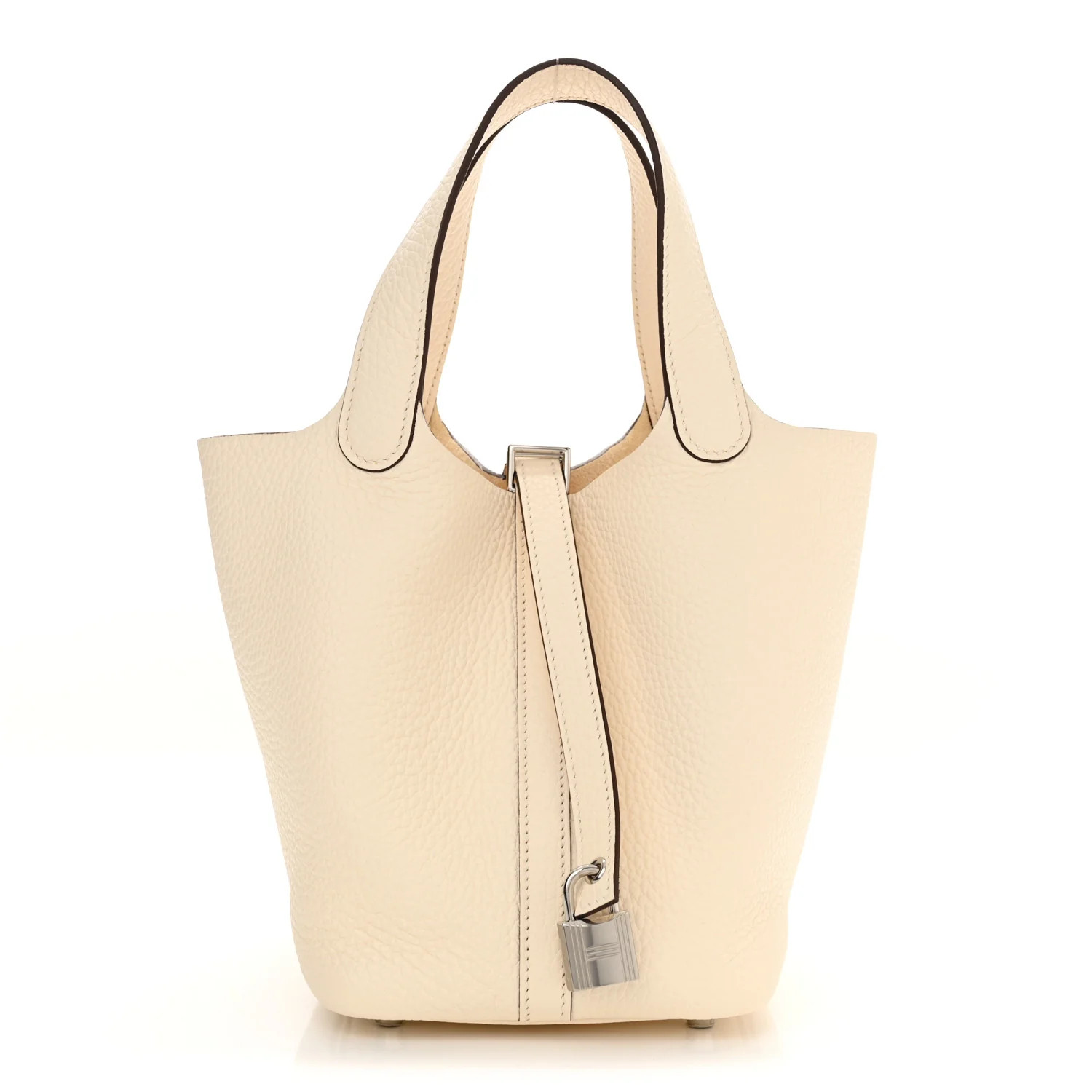 Taurillon Clemence Picotin Lock 18 PM Nata | FASHIONPHILE (US)