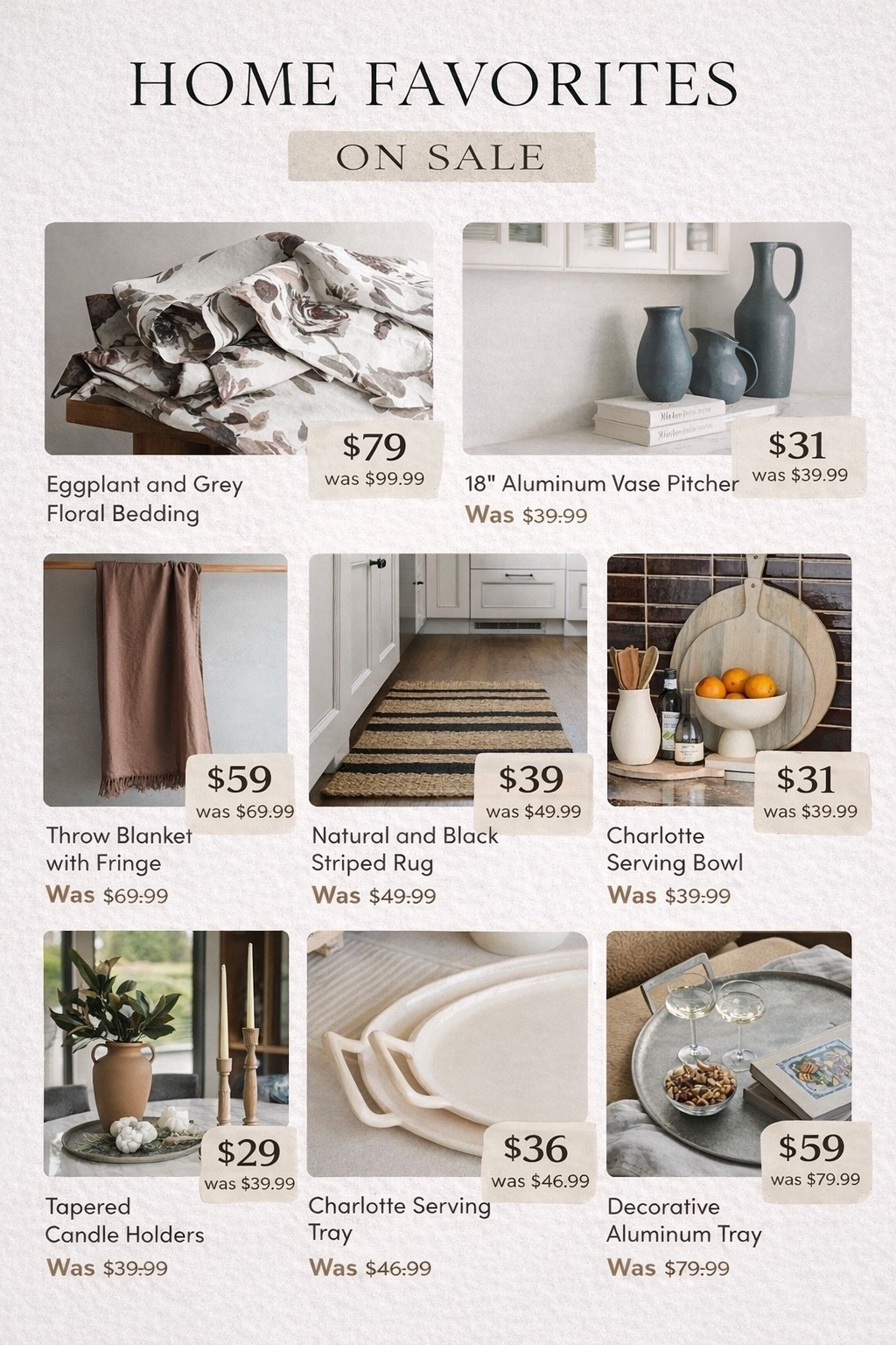 These are the kind of home pieces I’d buy even at full price… but they’re all on sale right now which makes them even better.

Neutral, timeless, and easy to mix into any space—think cozy textures, warm woods, and those elevated everyday pieces that instantly make your home feel more pulled together.

If you’ve been wanting to refresh a space without overspending, this is a really good place to start.

#LTKHome #LTKSaleAlert