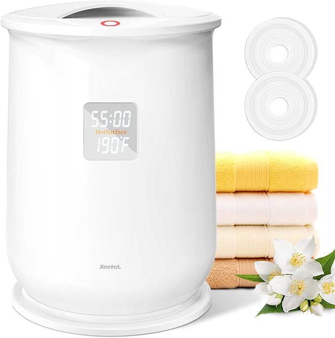 Keenhot Bucket Towel Warmers, Luxury LED Display Towel Warmer for Bathroom, Hot Tub, Spa, Heat Ti... | Amazon (US)