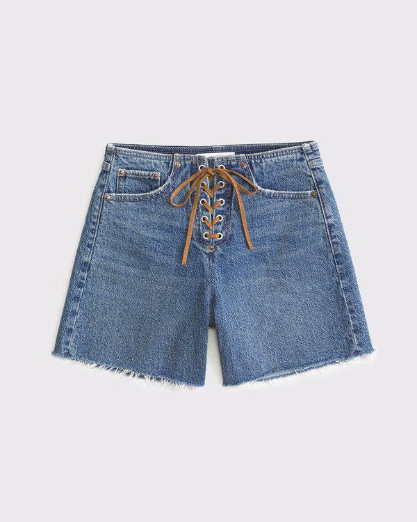 High Rise Dad Short | Abercrombie & Fitch (US)