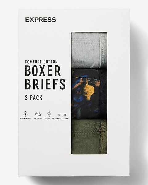 5 1/2" Cotton-Blend Boxer Briefs 3 Pack | Express