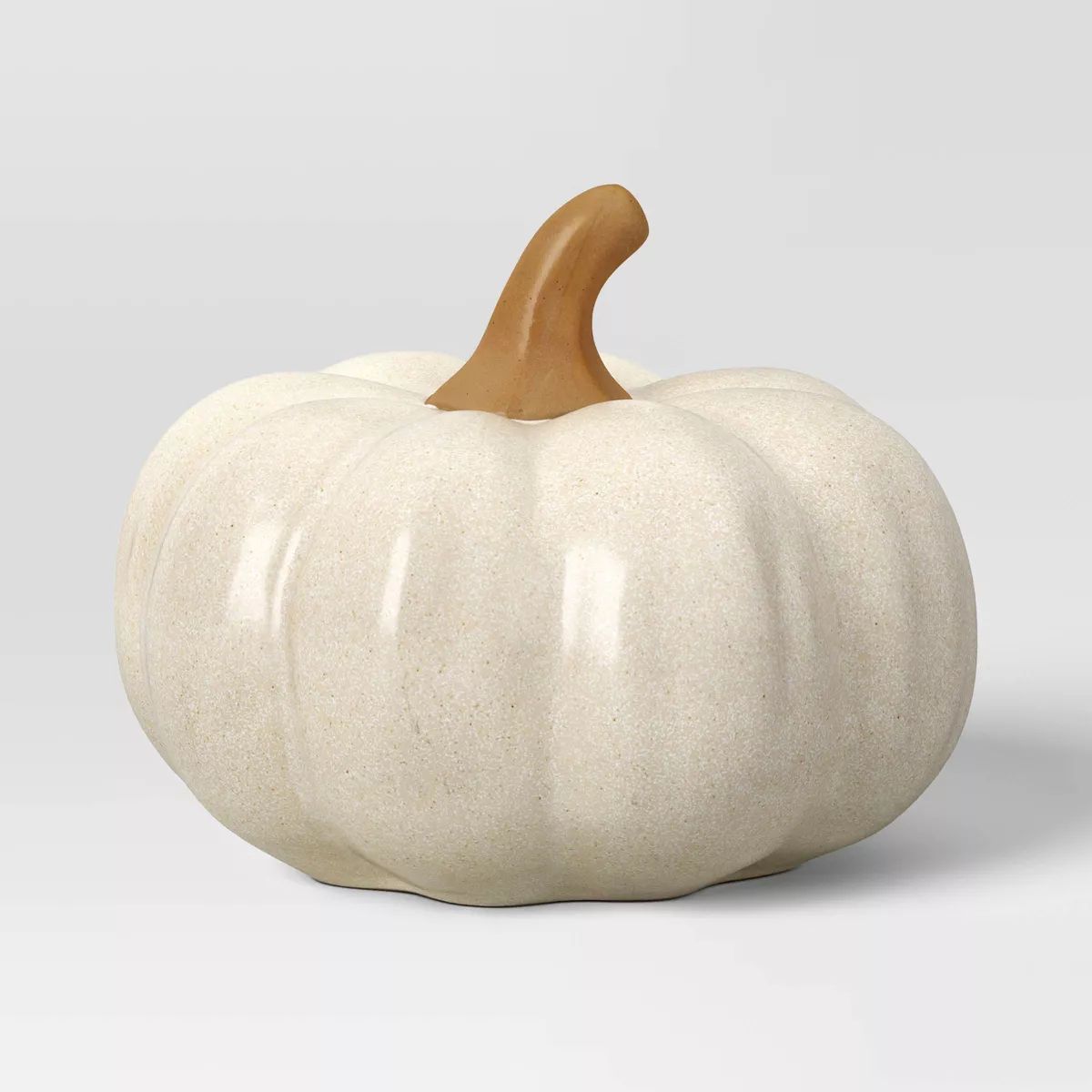 XL Round Tall Decorative Ceramic Pumpkin Cream - Threshold™ | Target