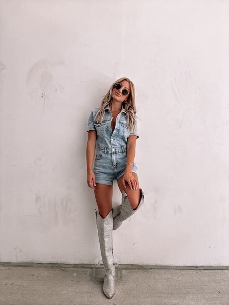 Jean Romper Outfit

Sparkly Boots, Concert Outfit, Thanksgiving Outfit, Christmas Decor, Christmas Tree, Holiday Outfits, Fall Outfits, Boots, Gift Guide, Wedding Guest, Holiday Dress, Family Photos

#LTKstyletip #LTKshoecrush #LTKfindsunder100